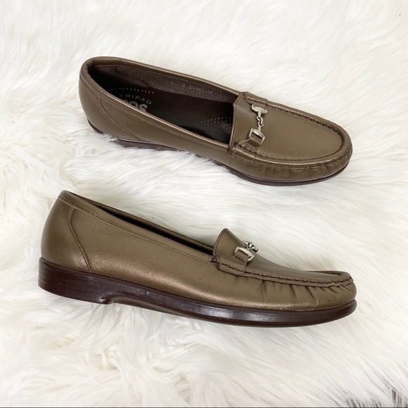 SAS Metro Metallic Bronze Comfort Loafers - Picture 1 of 8